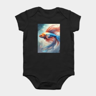 pose  phoenix fish Baby Bodysuit